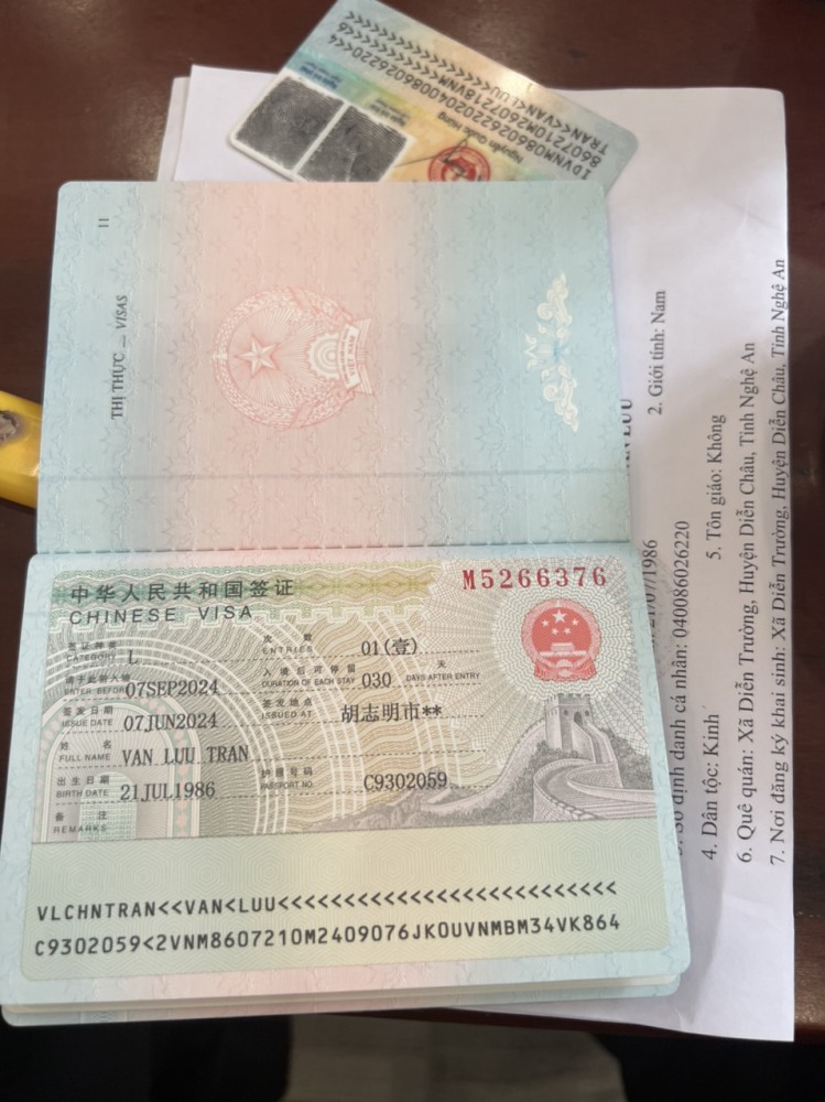Dịch vụ làm visa Trung Quốc giá rẻ nhất tại Hải Phòng