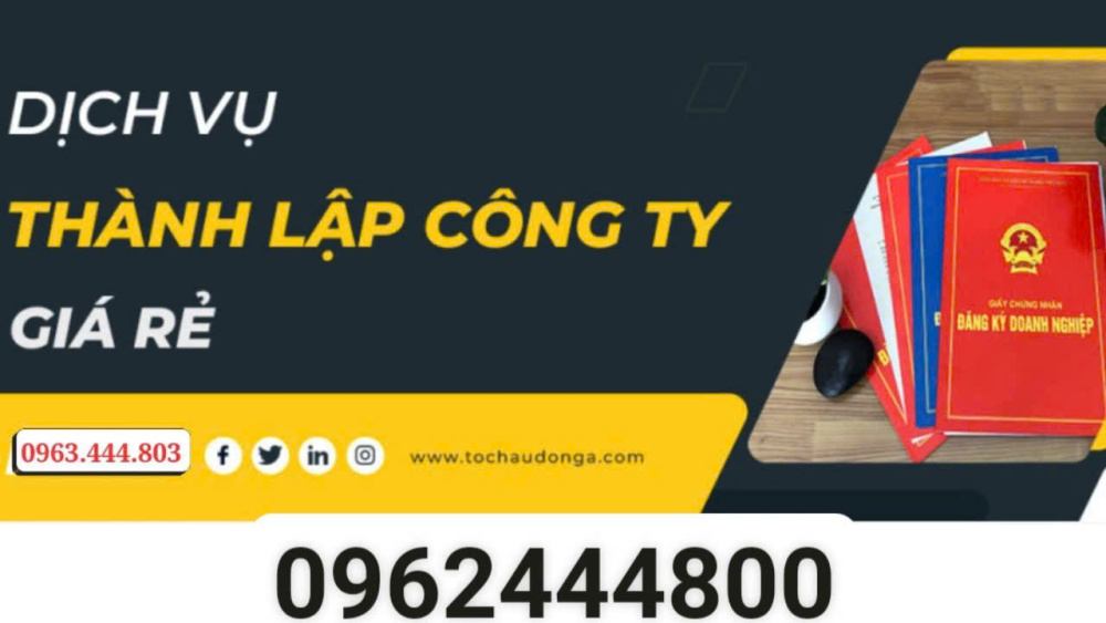 Dịch vụ thành lập doanh nghiệp trọn gói uy tín số 1 tại Hà Nam