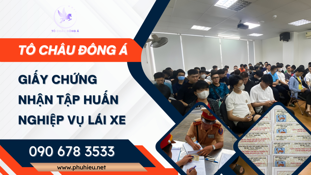 Làm giấy chứng nhận tập huấn nghiệp vụ tài xế nhanh chóng tại Quảng Ngãi