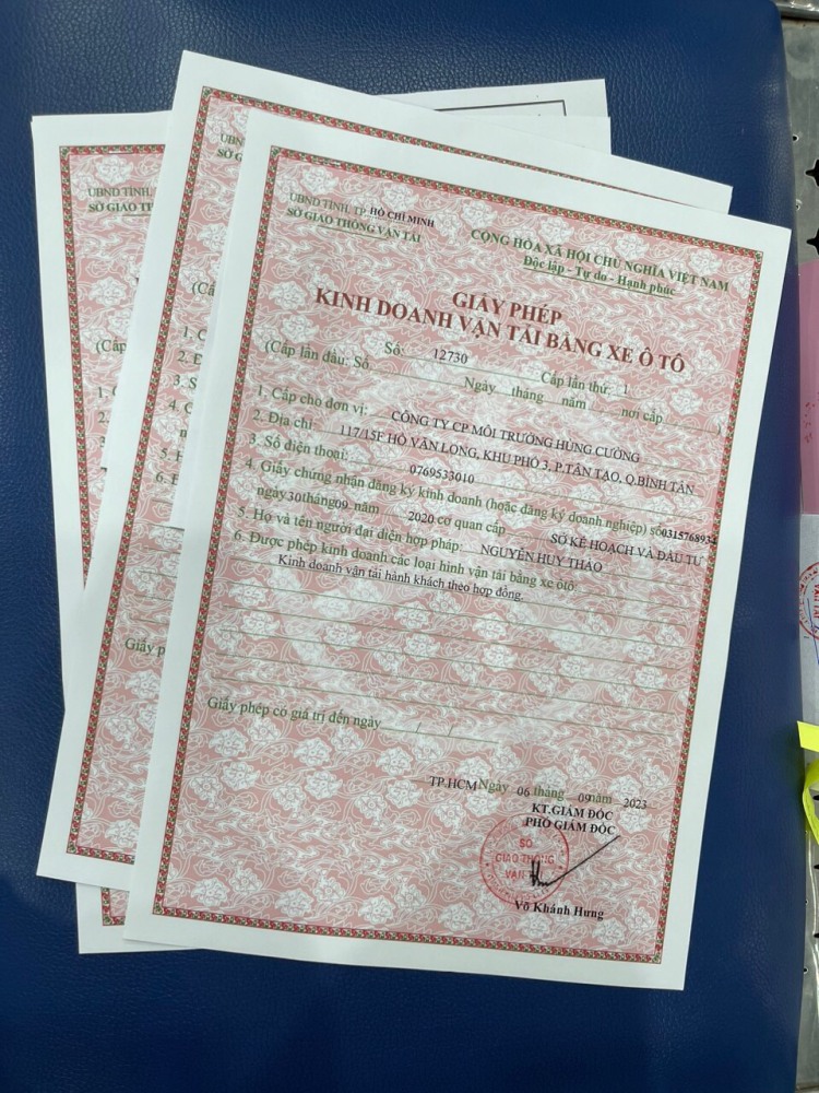 Làm giấy phép kinh doanh vận tải nhanh nhất tại Lạng Sơn