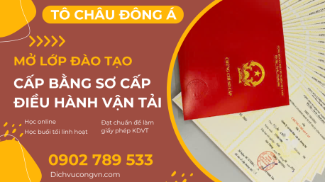 Học bằng sơ cấp vận tải – Cấp nhanh, chuẩn quy định tại Hải Phòng