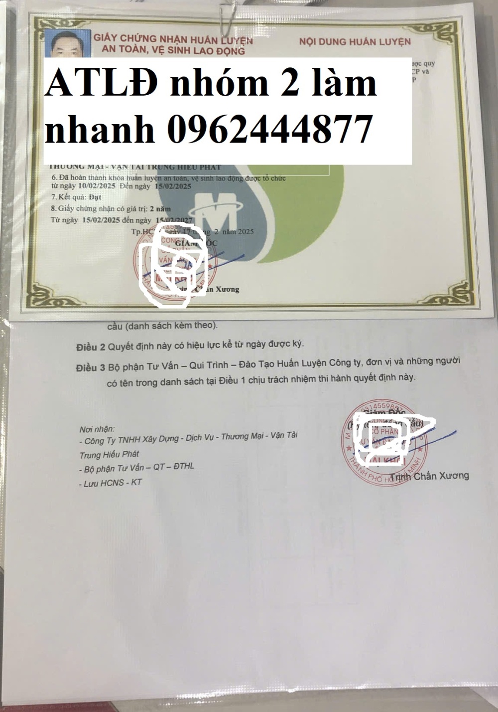 Dịch vụ cấp chứng chỉ an toàn lao động ở Phú Yên