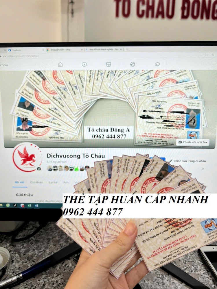 Dịch vụ cấp thẻ tập huấn tại Quảng Trị