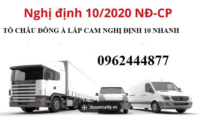 Gắn cam nghị định 10 giá tốt tại Cà Mau