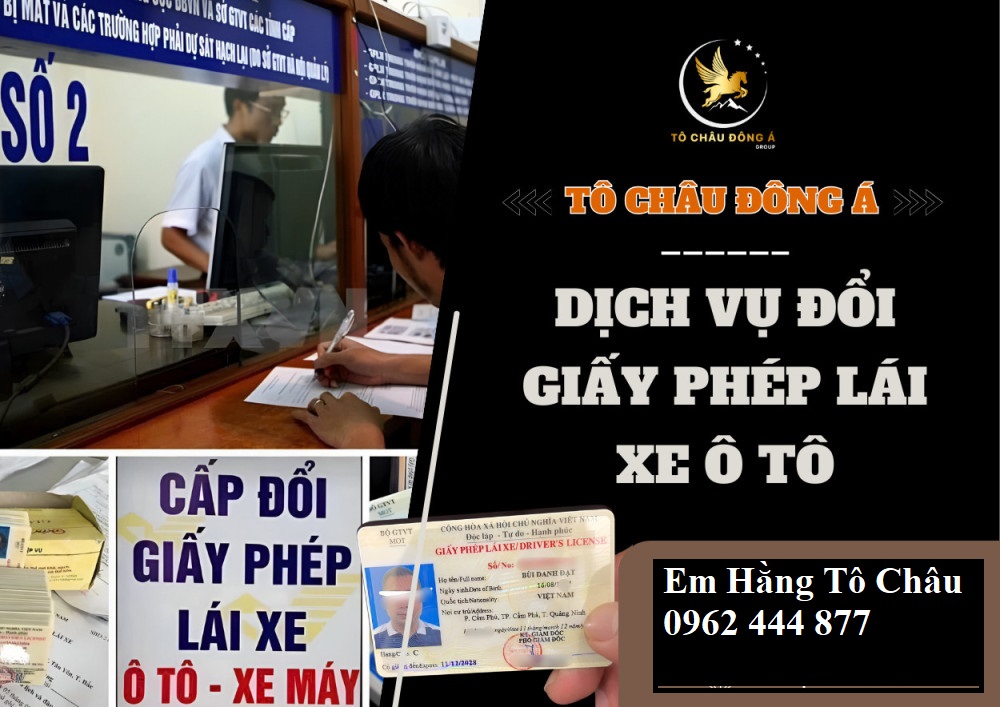 Hướng dẫn đổi bằng lái xe online 