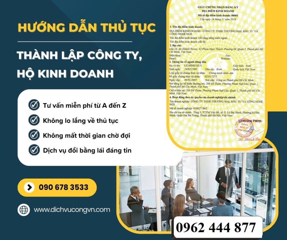 xin đăng kí thành lập công ty ở đâu