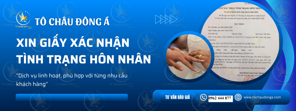 XIN GIẤY XÁC NHẬN ĐỘC THÂN NHANH