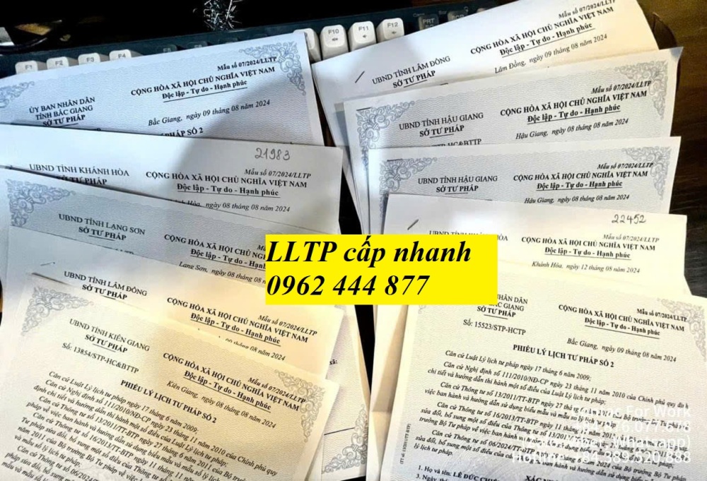 Xin phiếu lý lịch tư pháp ở Tuyên Quang