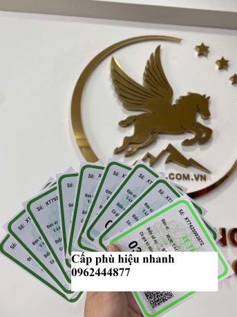 HTX cấp phù hiệu nhanh chóng trên toàn quốc