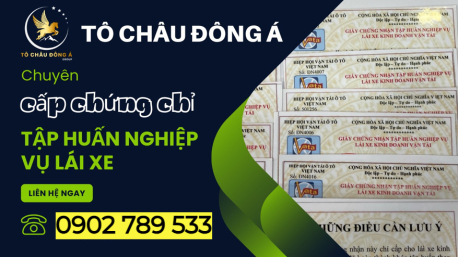 Hướng dẫn làm thẻ tập huấn nghiệp vụ lái xe đễ dàng ở Hồ Chí Minh