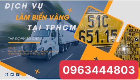 Hướng dẫn thủ tục đổi biển số xe trắng sang vàng tại Phú Thọ nhanh