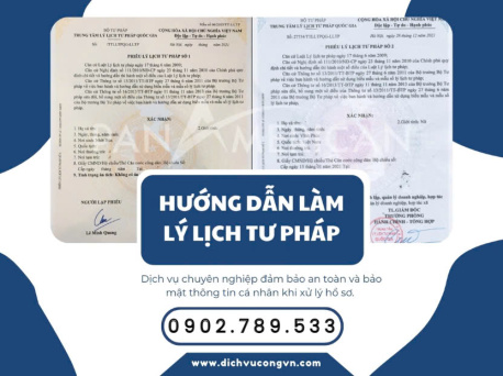 Hướng dẫn thủ tục làm lý lịch tư pháp người nước ngoài đơn giản ở Hà Nội