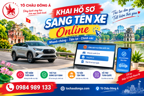 Khai hồ sơ sang tên Online nhanh chóng ở Hà Nội
