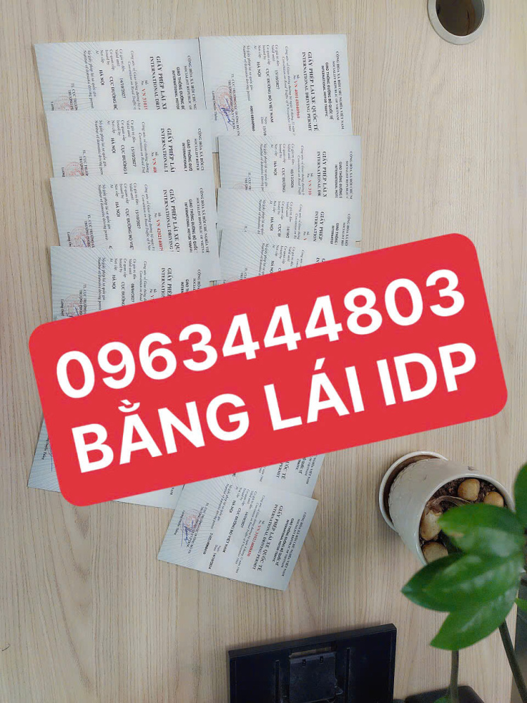 Dịch vụ làm giấy phép lái xe quốc tế IDP nhanh chóng tại Bắc Ninh