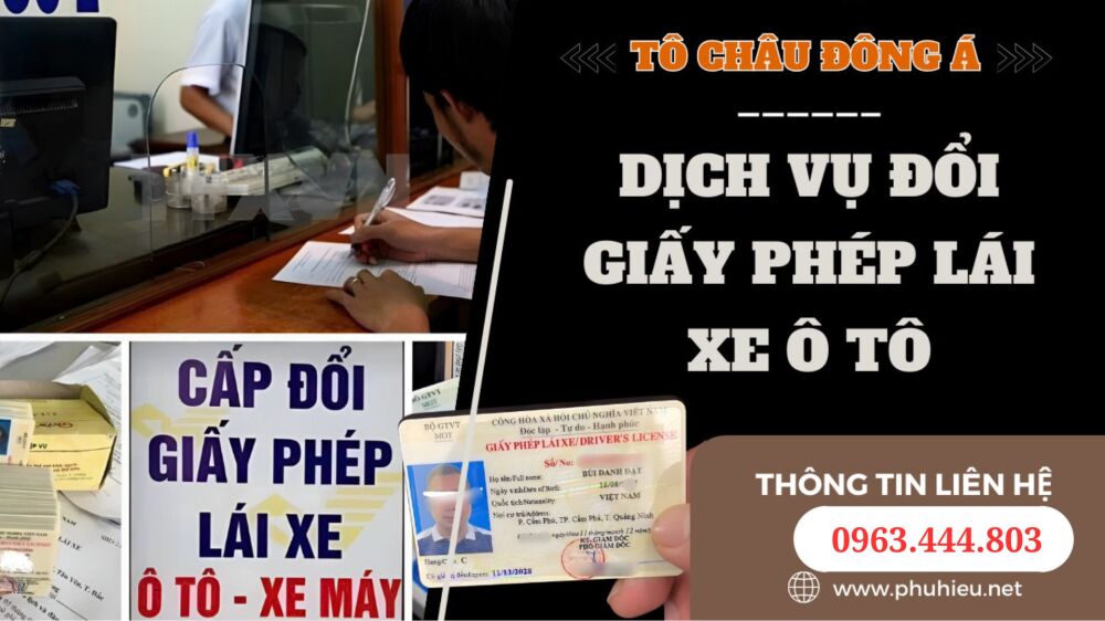 Đổi bằng lái xe ô tô đơn giản, online nhanh tại  Từ Sơn Bắc Ninh