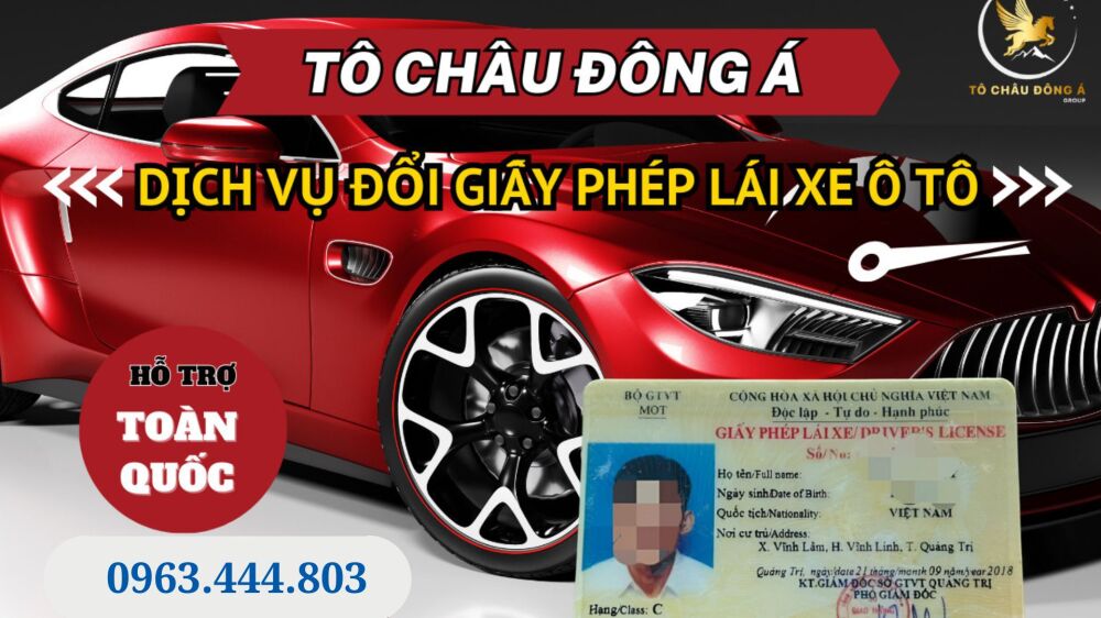 Gia hạn bằng, đổi bằng ô tô đơn giản uy tín ở Lạng Giang Bắc Ninh