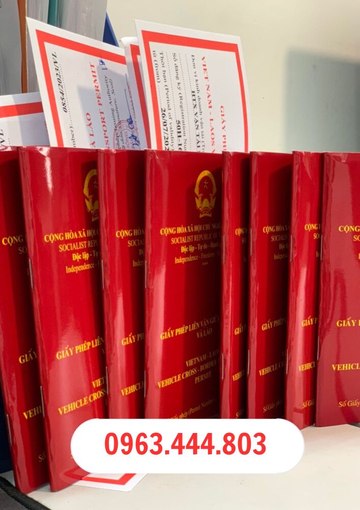 Nhận làm sổ thông hành liên vận cho xe ô tô Việt Lào tại Đà Nẵng