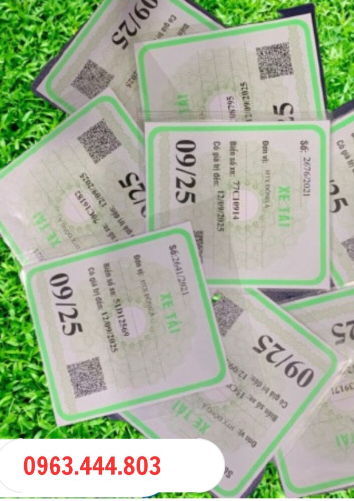 Phù hiệu xe chỉ 2 ngày tại Bình Dương cho lái xe