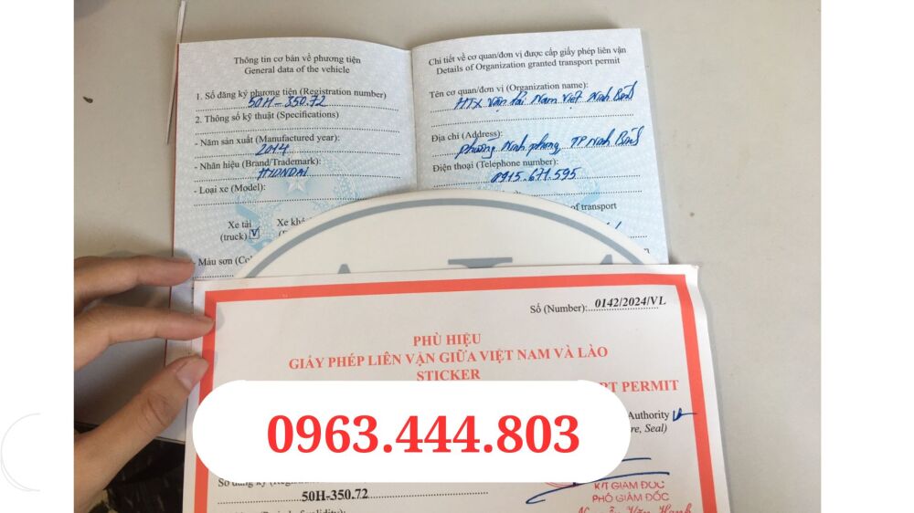 Tại Đắk Lắk làm giấy phép liên vận Việt Cam Nhanh chóng