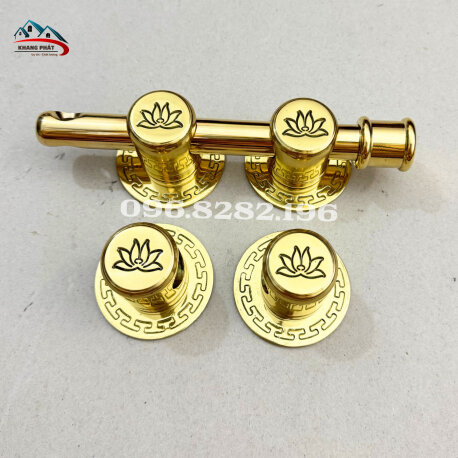 Khóa chùy đồng cài then tại Nam Định - Khóa cửa Khang Phát
