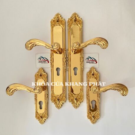 Khóa Cửa – Khóa Đồng Thau Vàng 24K Cho Biệt Thự