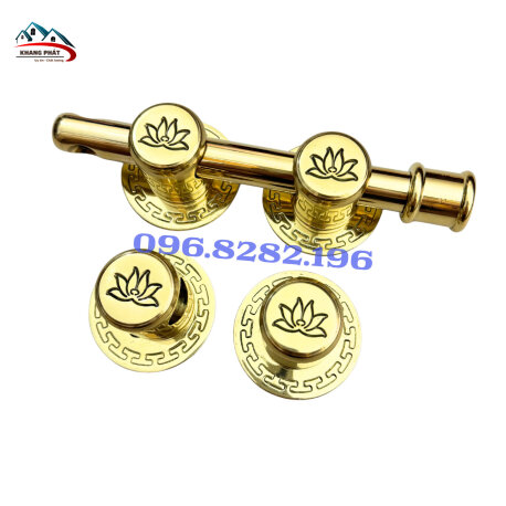 khóa cửa cài then bằng đồng - Khóa cửa Khang Phát