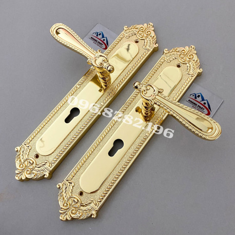 Khóa cửa mạ vàng 24k cao cấp - Khóa cửa Khang Phát