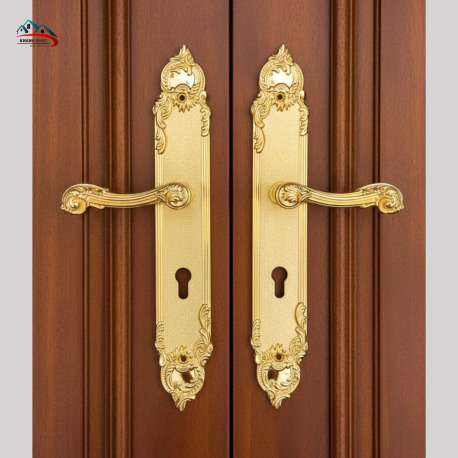Khóa Cửa Tay Gạt Đồng Thau KP6161 Khóa Cửa Cao Cấp Đồng Nguyên Khối Cửa Gỗ Biệt Thự