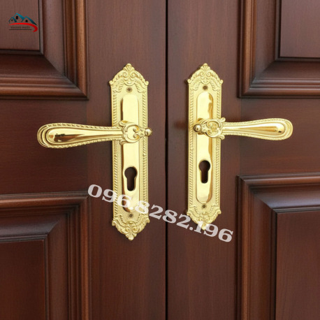 Khóa đồng cao cấp 24k - Khóa cửa Khang Phát