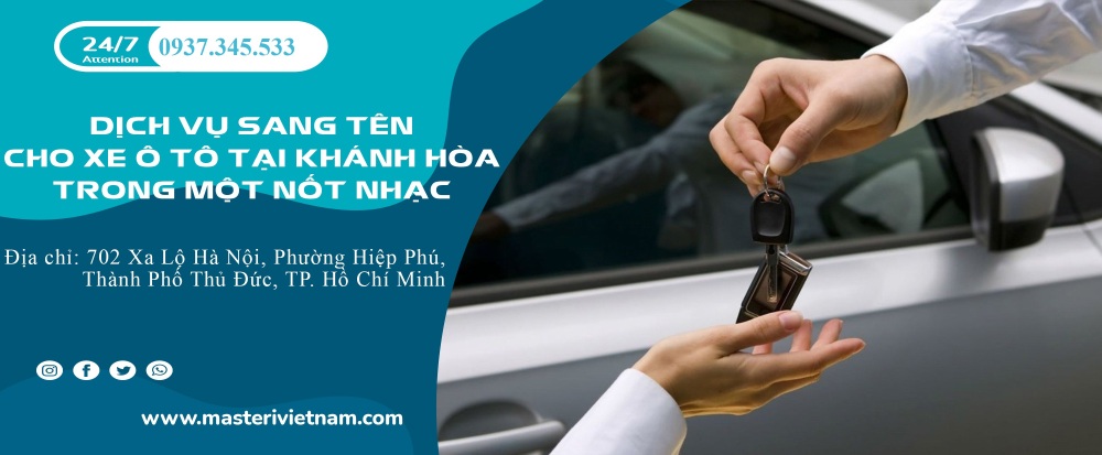 Dịch vụ sang tên xe ô tô tại Đồng Nai nhanh chóng