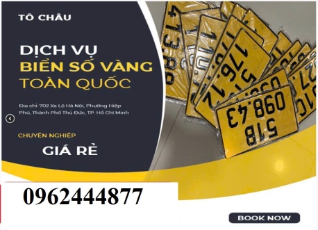 Làm biển số vàng tại Nam Định