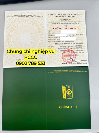 Làm chứng chỉ tập huấn PCCC nhanh uy tín Bình Dương