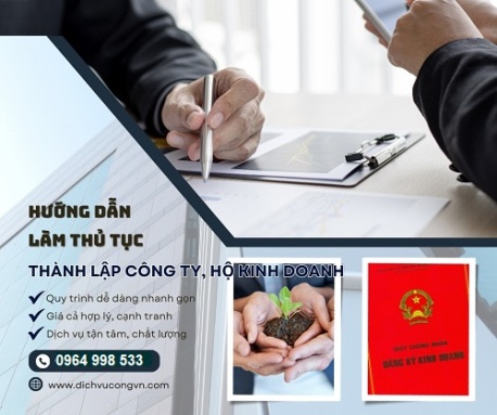 Làm giấy đăng ký kinh doanh tại Thái Bình nhanh chóng, giá rẻ