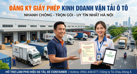 LÀM GIẤY PHÉP KINH DOANH VẬN TẢI Ở LONG AN