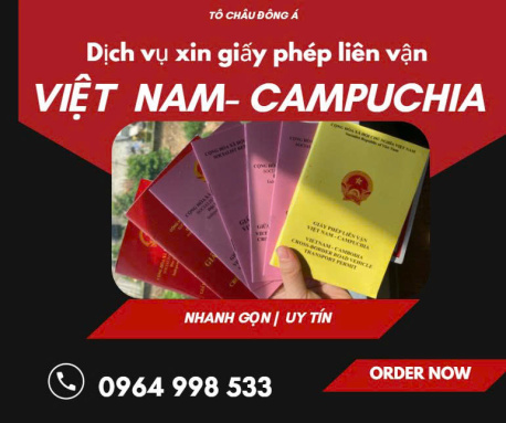 Làm giấy phép liên vận Việt - Cam đi cửa khẩu Tịnh Biên nhanh chóng