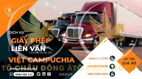 LÀM GIẤY PHÉP LIÊN VẬN VIỆT - LÀO - CAMPUCHIA TRON GÓI UY TÍN TOÀN QUỐC