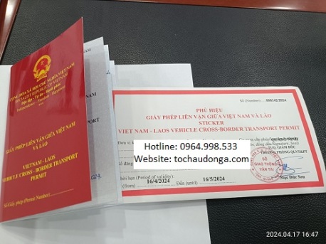 Làm giấy phép liên vận Việt Nam - Lào hỏa tốc tại Quảng Ninh