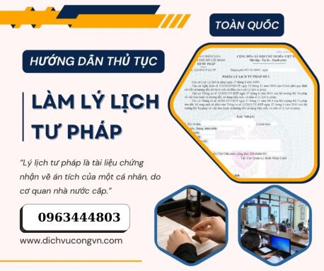 Làm lý lịch tư pháp tại Bình Dương online