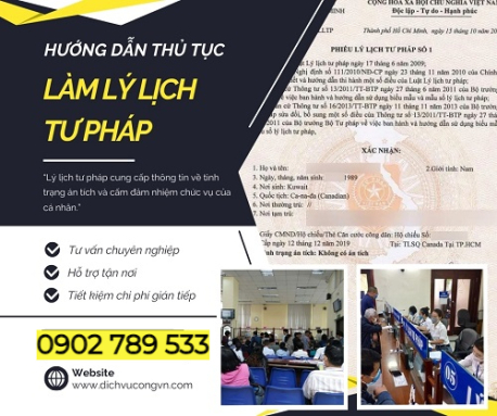 Làm lý lịch tư pháp trực tuyến thủ tục đơn giản tại Kiên Giang