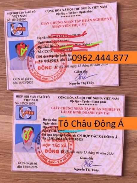 Làm mới giấy chứng nhận tập huấn lái xe tại TP HỒ CHÍ MINH.