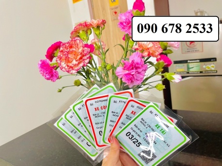 Làm phù hiệu cho xe ô tô đứng tên công ty tại Gia Lai nhanh chóng