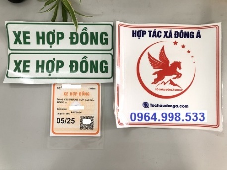 Làm phù hiệu xe nhanh tại Nam Định phí cực rẻ