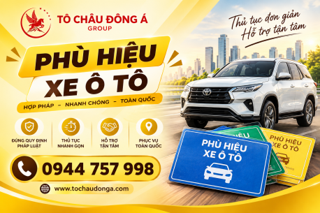 LÀM PHÙ HIỆU XE Ô TÔ NHANH TẠI ĐÀ NẴNG