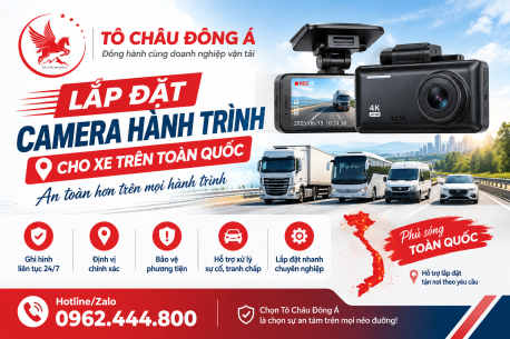 Lắp Đặt Camera Hành Trình Cho Xe Toàn Quốc – Tô Châu Đông Á