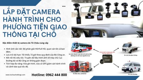 Lắp Đặt Camera Hành Trình Xe Ô Tô Tại Phú Thọ