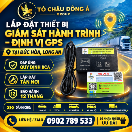 LẮP ĐẶT ĐỊNH VỊ THEO QUY CHUẨN BCA Ở ĐỨC HÒA, LONG AN