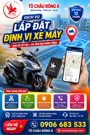 Lắp định vị xe máy giá rẻ ở Hải Phòng
