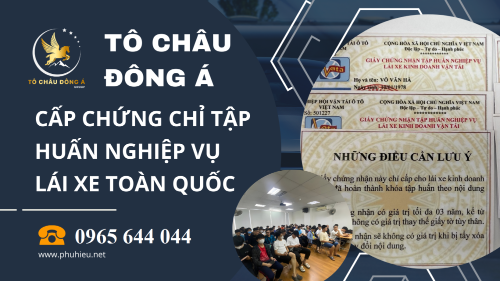 Làm thẻ tập huấn nghiệp vụ lái xe giá rẻ tại TP Hồ Chí Minh