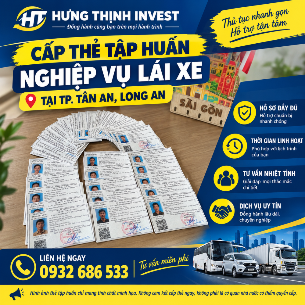 MỞ LỚP TẬP HUẤN NGHIỆP VỤ LÁI XE TP.TÂN AN, LONG AN