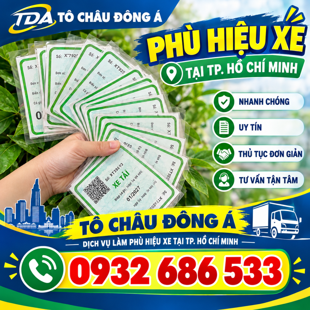 Xin phù hiệu xe tại TP. Hồ Chí Minh